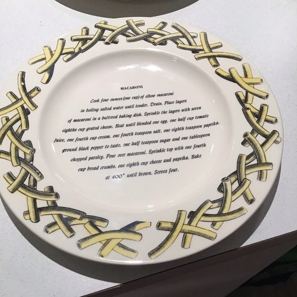 Homer Laughlin for invento NY 1969 recipe vintage dinner plates lot of four - Picture 4 of 13